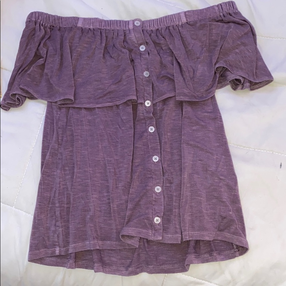 Purple American Eagle top